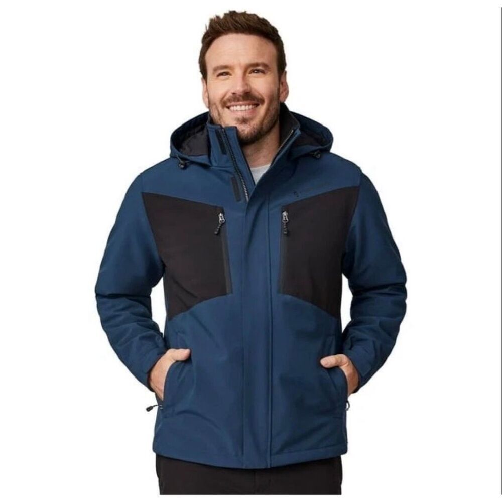 Free Country Men’s Snow Jacket Indigo Large New With Tags